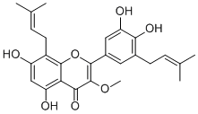 5,7,3',4'-Tetrahydroxy-3-methoxy-8,5'-diprenylflavone1353676-65-9厂家