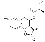 2α-Hydroxy-8β-(2-methylbutyryloxy)costunolide128286-87-3
