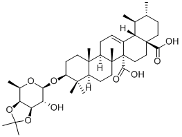 Quinovic acid 3β-O-(3',4'-O-isopropylidene)-β-D-fucopyranoside182132-59-8