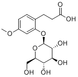 3-(2-Glucosyloxy-4-methoxyphenyl)propanoic acid477873-63-5