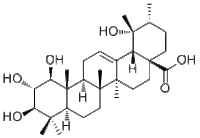 1β,2α,3β,19α-Tetrahydroxy-12-ursen-28-oic acid113558-03-5