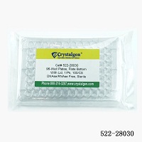 96孔带盖细胞培养板，悬浮，平底， 透明，独立灭菌包装