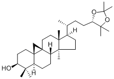 Cycloartane-3,24,25-triol 24,25-acetonide57576-31-5