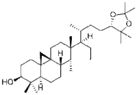 Cycloartane-3,24,25-triol 24,25-acetonide57576-31-5