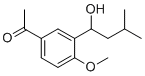 1-(3-(1-Hydroxy-3-methylbutyl)-4-methoxyphenyl)ethan-1-one148044-44-4