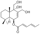 6β-(Hexa-2,4-dienoyloxy)-9α,12-dihydroxydrimenol图片