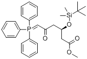 Methyl (3R)-3-(tert-butyldimethylsilyloxy)-5-oxo-6-triphenylphosphoranylidenehexanoate147118-35-2图片