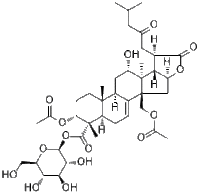 3α,30-Diacetyloxy-12α-hydroxy-23-oxoeupha-7,24-dien-21,16β-olid-28-oic acid 28-O-β-D-glucopyranosyl ester免费代测