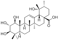 1β,2α,3β,19α-Tetrahydroxy-12-ursen-28-oic acid免费代测