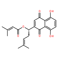 β,β-二甲基丙烯酰阿卡宁34539-65-6