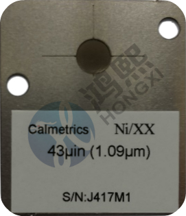NI40UINCH镍元素镀层测厚仪标准片
