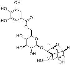 Debenzoylgalloylpaeoniflorin262350-51-6说明书