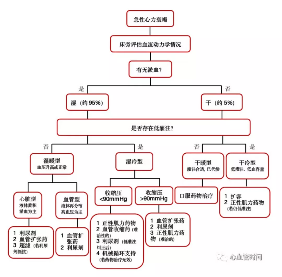 一图牢记:急性心衰诊疗流程!