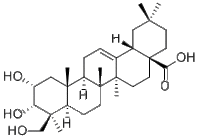 2α,3α,24-Trihydroxyolean-12-en-28-oic acid150821-16-2图片