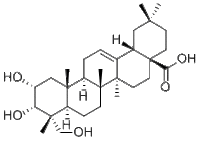 2α,3α,23-Trihydroxyolean-12-en-28-oic acid说明书