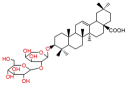 齐墩果酸-3-O-β-D-葡萄糖 (1→2)-α-L-阿拉伯糖苷60213-69-6厂家