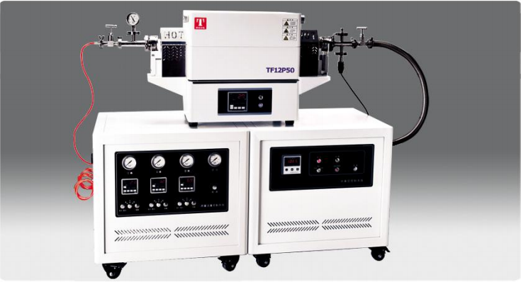 高温炉系列-1200℃开启式真空/气氛管式炉CVD系统（CVD-TF）