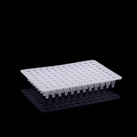 EU 0.1ml 薄壁无裙边96孔板（磨砂，无裙边，可裁剪）