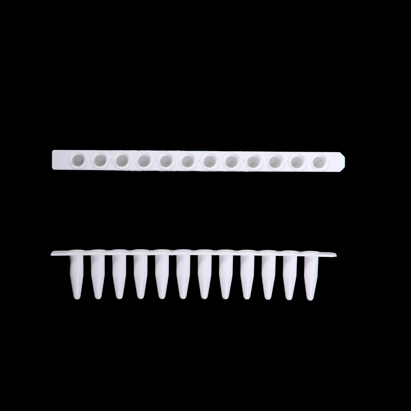 EU 0.2ml薄壁12联管(白色，加强连接）