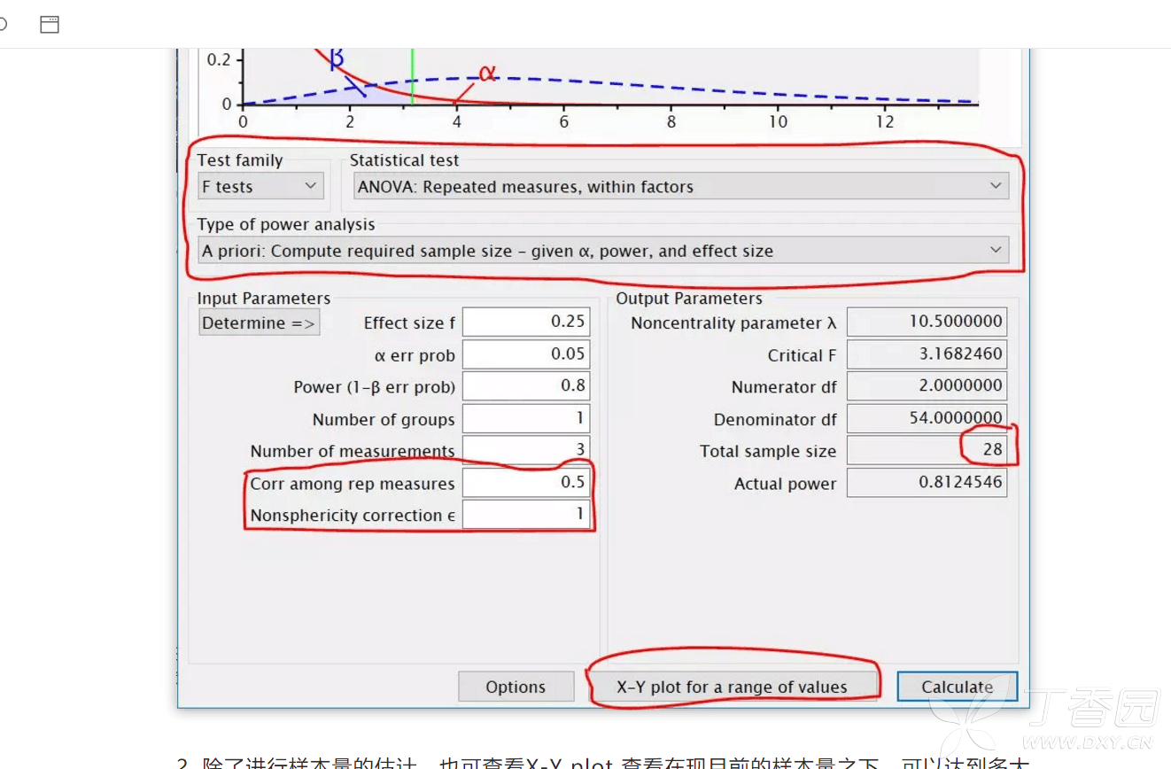 gpower effect size gpower effect size