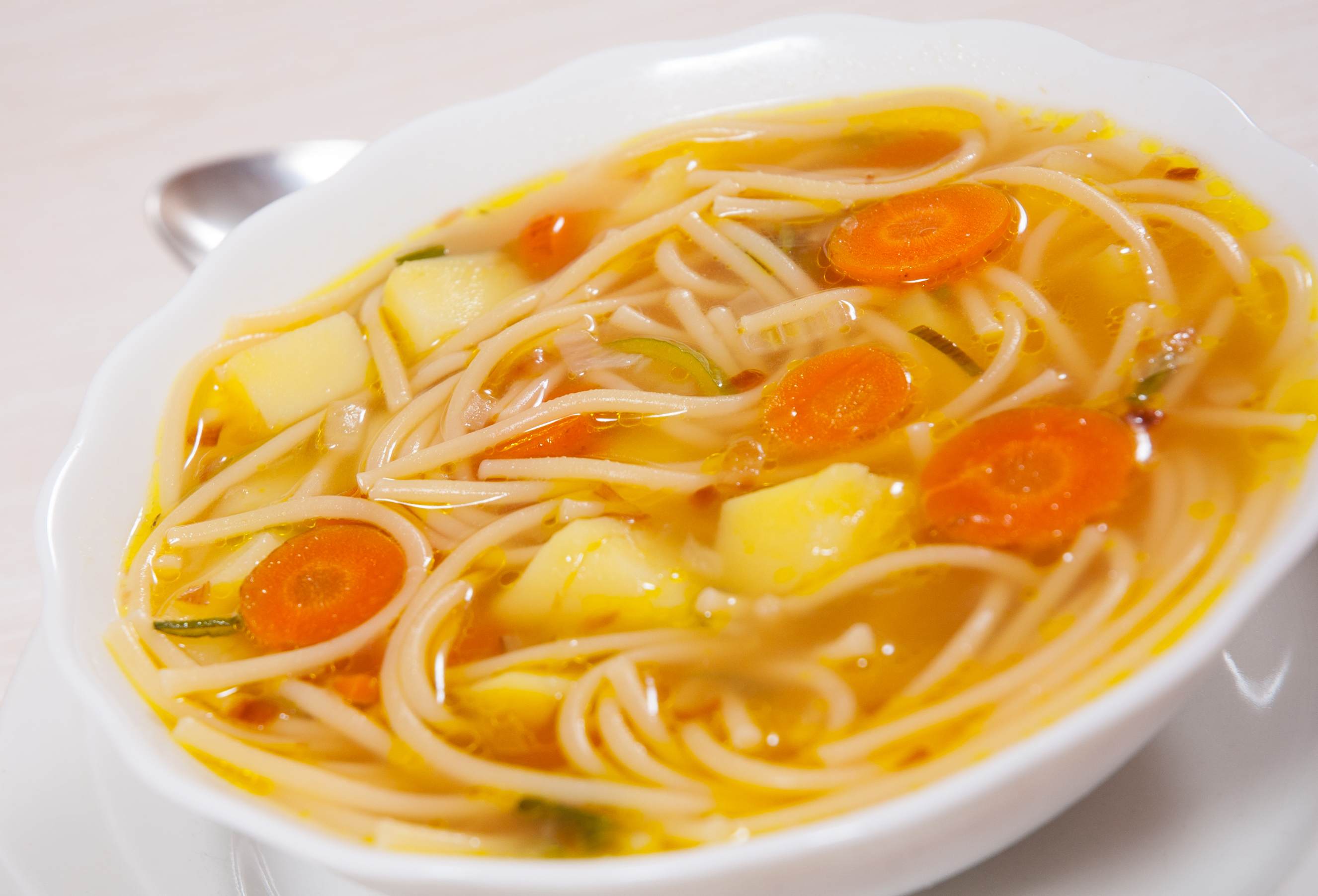 宝宝辅食食谱——蔬菜汤面