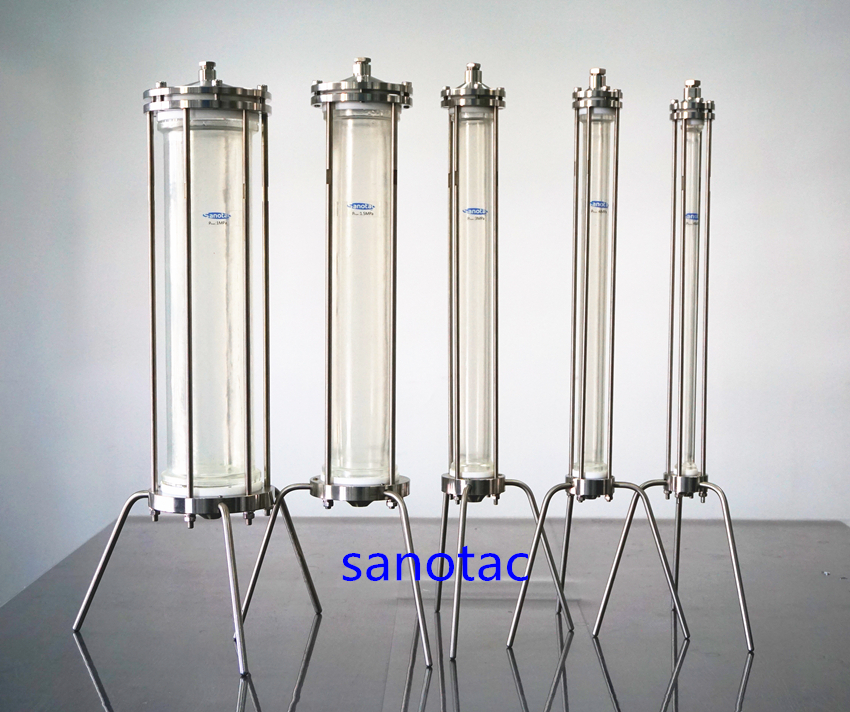 36*460mm 中压玻璃层析柱、中压制备玻璃层析柱