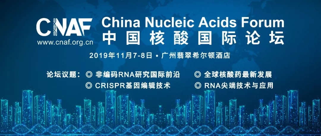 报告解读丨2019中国核酸国际论坛嘉宾报告精彩速递！