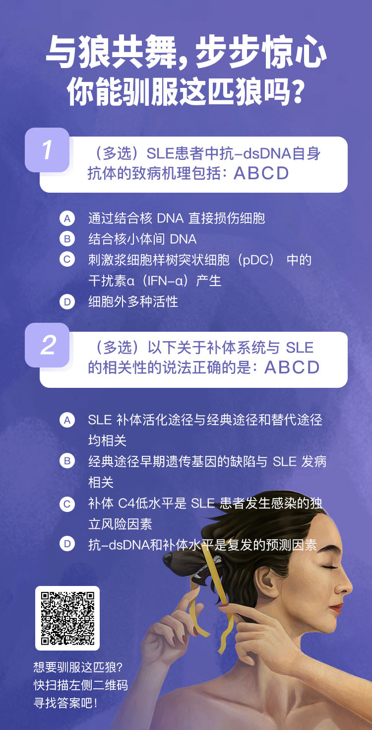Sle 3 Code 自身抗体和补体,SLE 治疗不可不说的生物标志物