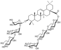 261767-91-33-O-D-葡萄糖(1→3)-L-鼠李糖(1→2)-L-阿拉伯糖- 齐墩果酸–28-O-鼠李糖(1→4)葡萄糖(1→6)葡萄糖苷