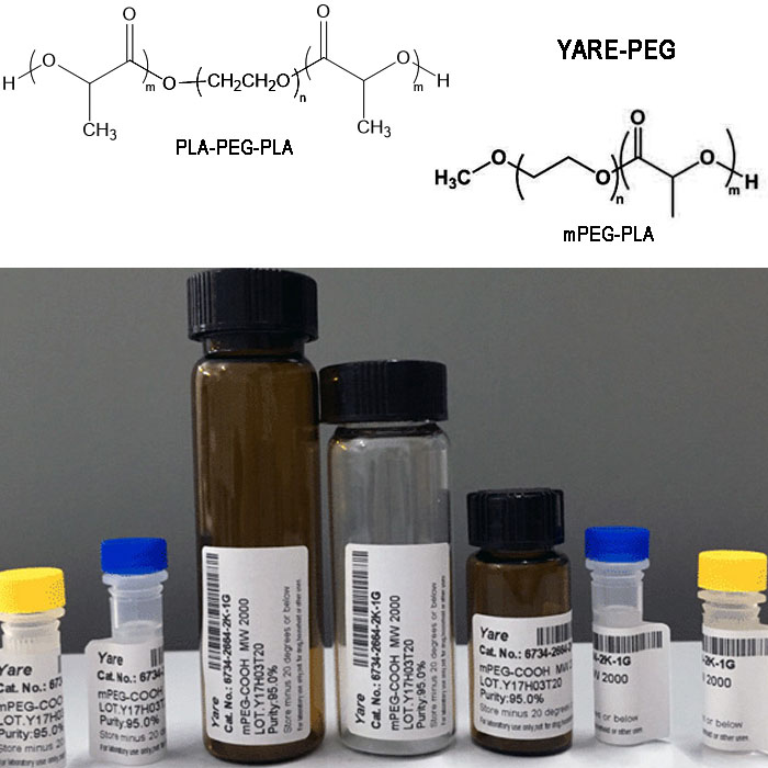 YARE-Copolymers PEG-PLA PLGA PCL PTMC 多臂聚合物