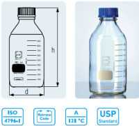 DURAN® 实验室玻璃瓶 GL 45 口径，DIN 螺纹
