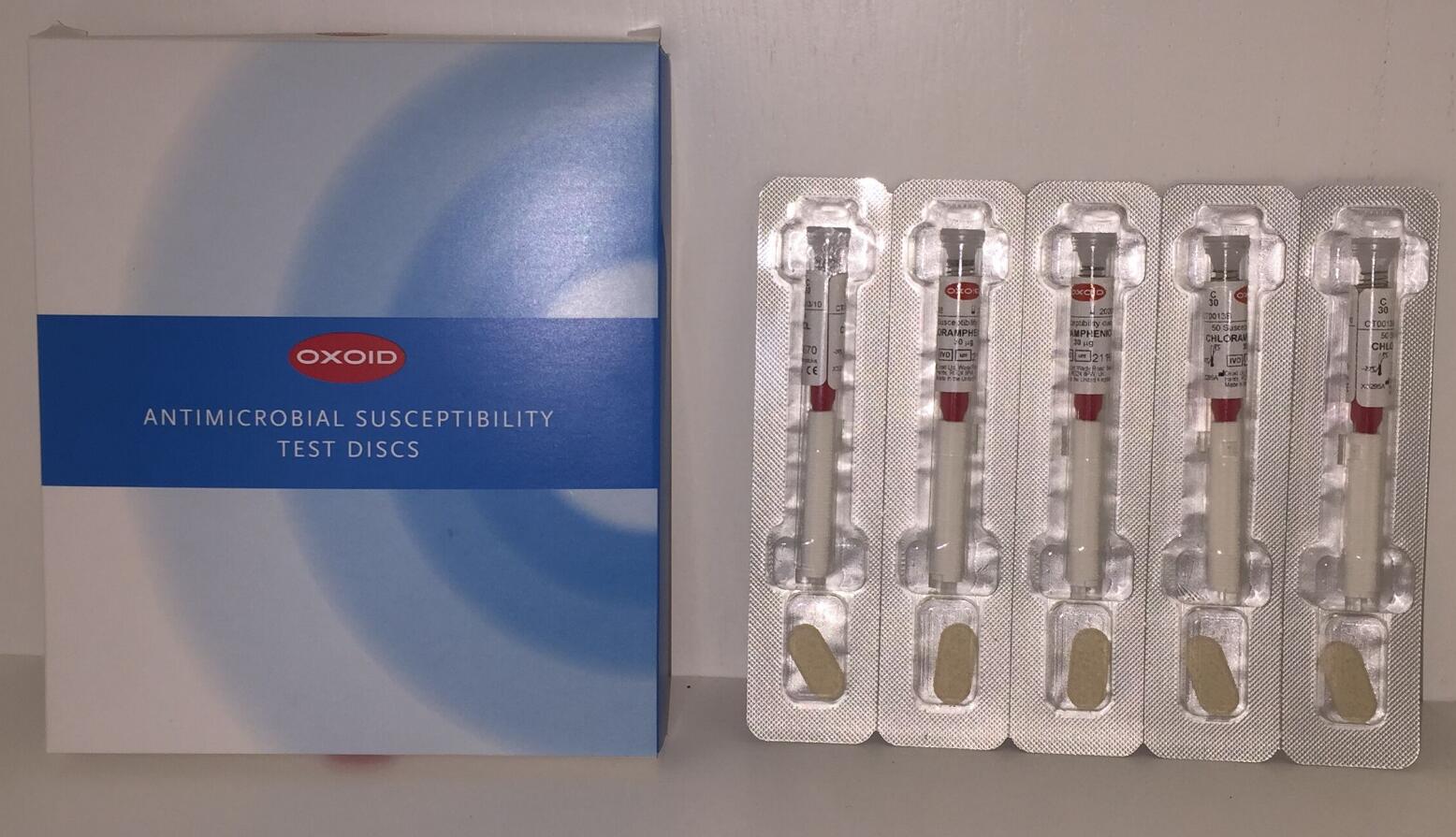 Oxoid  CT0002B/CT0003B/CT0004B  氨苄西林药敏试验纸片