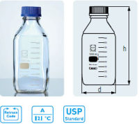 DURAN® 方形瓶，GL 45 口径，DIN 螺纹