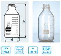 DURAN® 镀膜防爆瓶 GL 45 口径，DIN 螺纹，塑料镀膜