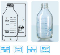 DURAN® 耐压瓶1，GL 45 口径，DIN 螺纹