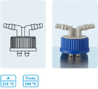 连接系统 GL 45 二孔螺旋盖