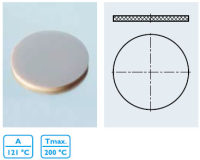 硅橡胶垫片 PTFE¹ 涂层 (VMQ¹)