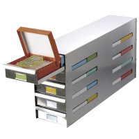 亚速旺ASONE 不锈钢冻存架 フリーザーボックス RACK FOR TUBE