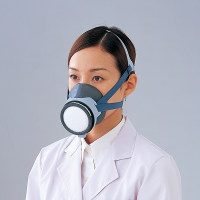 亚速旺ASONE 防毒面罩 (低浓度用0.1%以下)防毒マスク RESPIRATOR