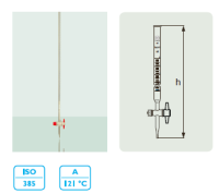 DURAN® 滴定管 具刻度,AS 等级,PTFE 塞