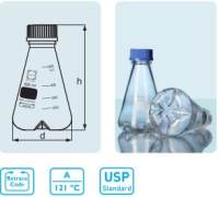 DURAN ® 带档板烧瓶 GL 45，4 个底部档板
