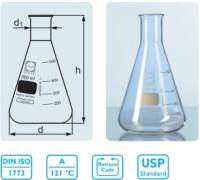 DURAN ® 窄口三角烧瓶
