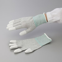 亚速旺ASONE 聚氨酯涂层导电手套 （指尖涂层）PUコート導電手袋 GLOVES PU