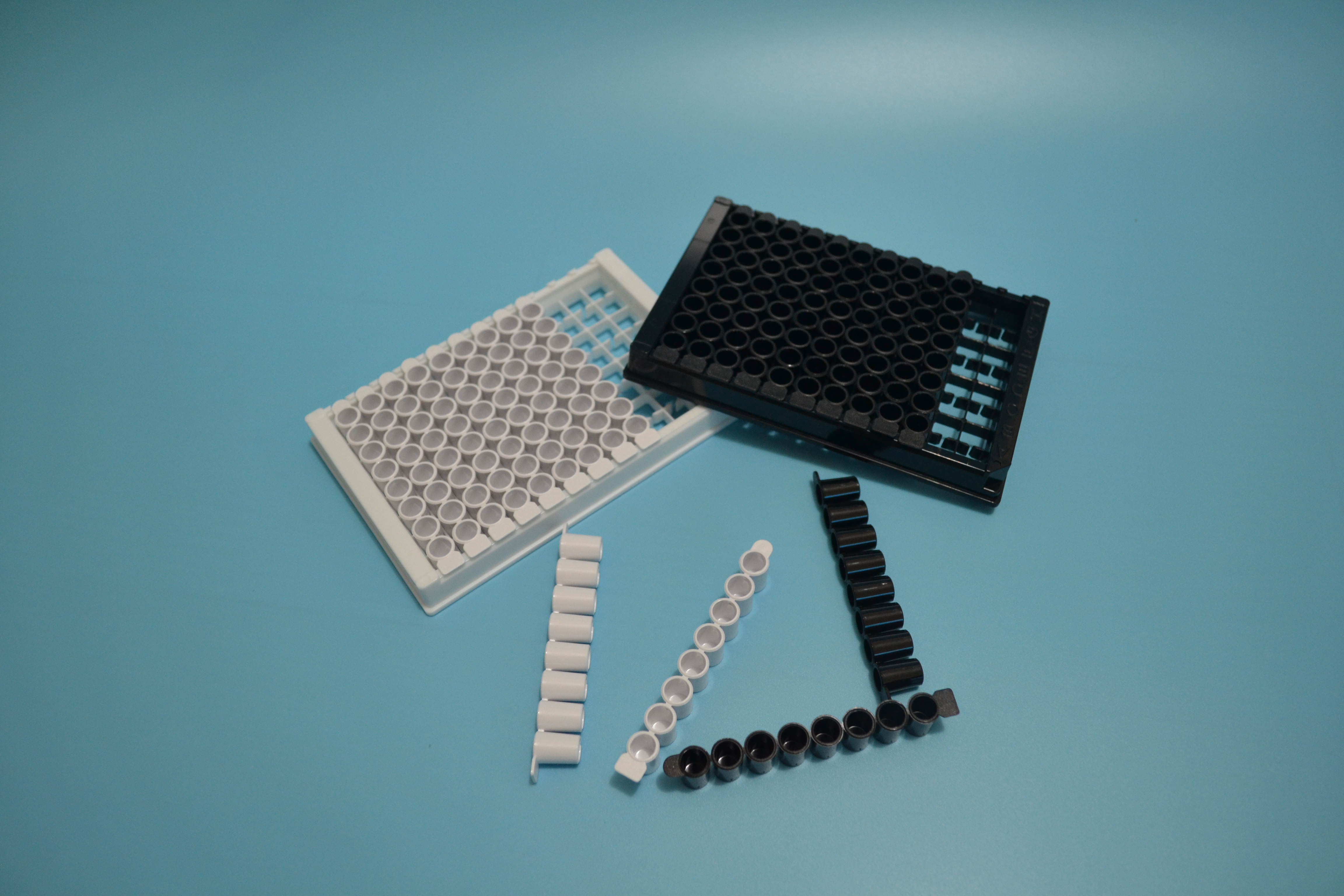 上海增友生物96孔可拆卸黑色酶标白色可拆酶标板灭菌可拆卸酶标板条微孔板