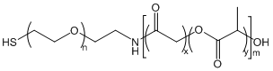 聚乳酸羟基乙酸共聚物聚乙二醇巯基 / 聚乳酸羟基乙酸共聚物聚乙二醇巯基