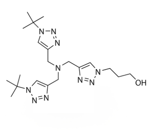 3-(4-((bis((1-(tert-butyl)-1H-1,2,3-triazol-4-yl)methyl)amino)methyl)-1H-1,2,3-triazol-1-yl)propan-1-ol