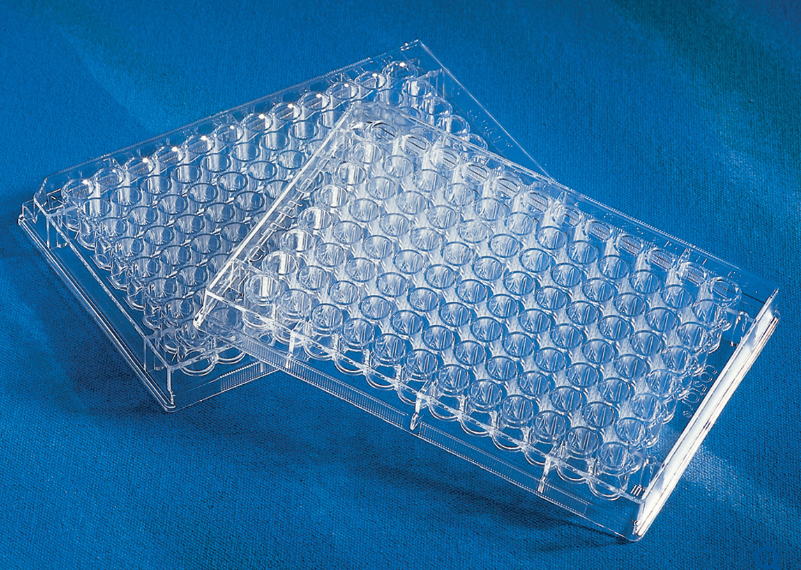 Corning® 96孔透明平底紫外可透微孔板，25/袋，不带盖，非灭菌