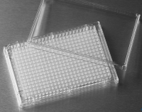 Corning® 384孔透明平底聚苯乙烯微孔板，高结合力，25/袋，不带盖，非灭菌