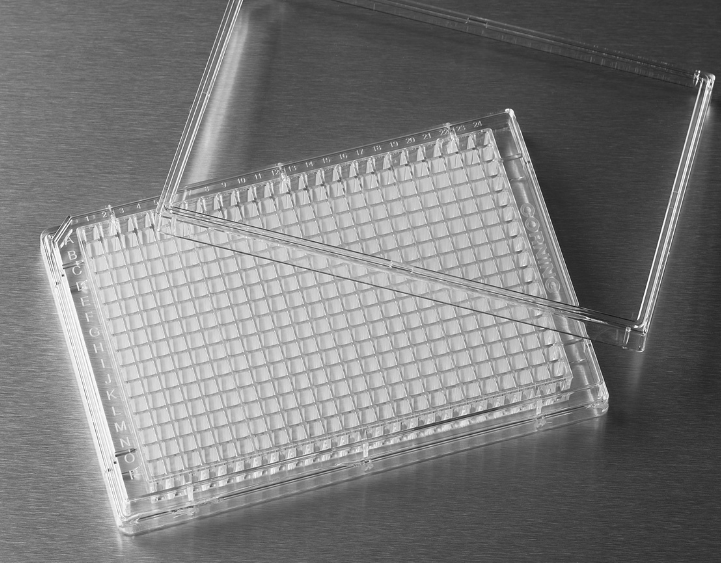 Corning® 384孔透明平底聚苯乙烯微孔板，未处理，25/袋，不带盖，非灭菌