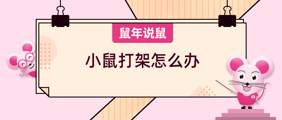 《鼠年说鼠》第七期：小鼠打架怎么办？